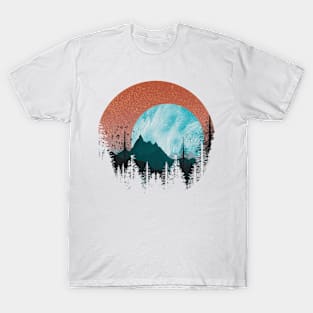 Cold Sunrise Over The Forest T-Shirt